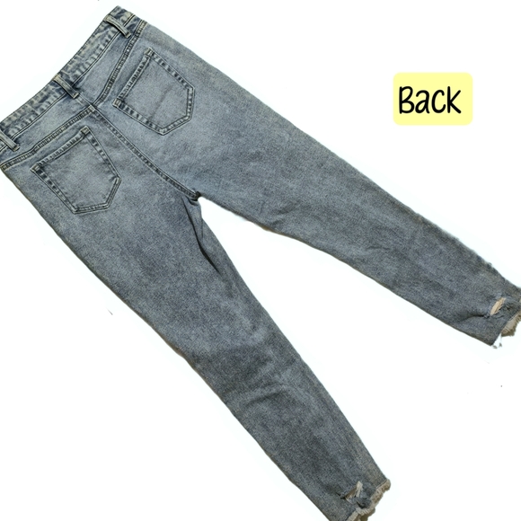 ⚫️ ☆NWOT☆ Tinseltown Destructed Mom Jeans Size 9 Juniors - Picture 6 of 11